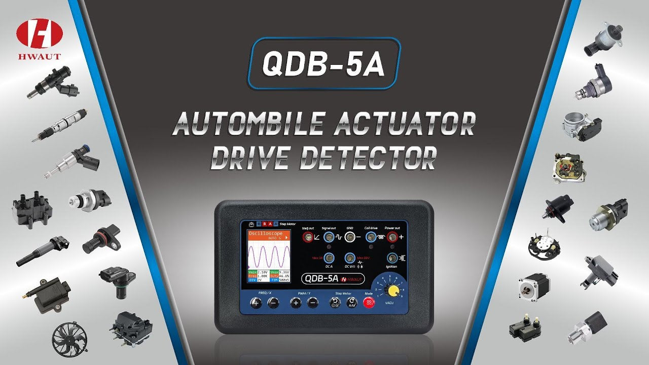Probador de bobinas inyectores y solenoides Hwaut Qdb 5a